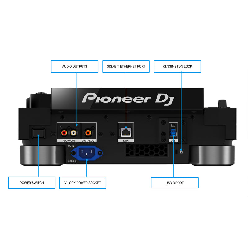 Pioneer Dj CDJ-3000 COPPIA Multilettore Multiplayer Pro Dj + DJM-A9 Mixer Digi
