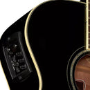 Yamaha CPX600 BL BLACK Chitarra Elettroacustica Cutaway Medium Jumbo Nero lucida