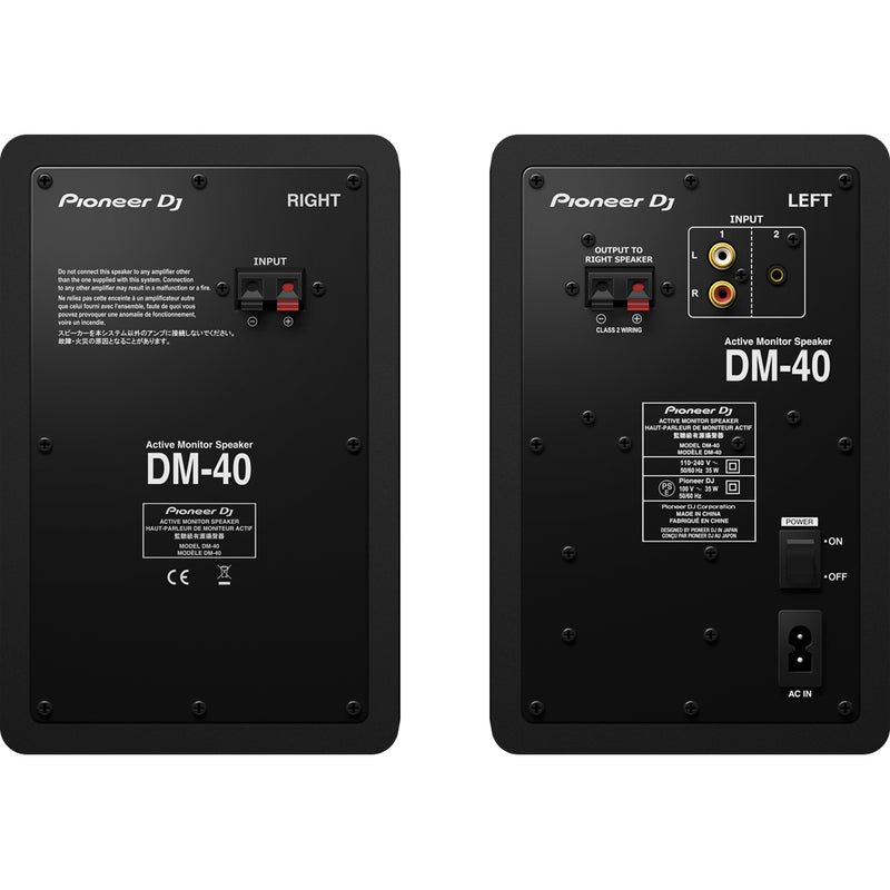 Pioneer Dj DDJ-FLX4 Controller + Casse DM-40D-BLK + DECKSAVER DSPC DDJFLX4 +Cavo