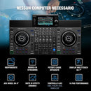 Denon Dj SC LIVE 4 Controller Dj 4Deck Disp.7" Monitor Integr. Router WI-FI Int.