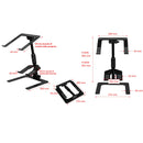 Proel DHLTS01 Supporto Pro x laptop, acciaio/alluminio regolabile richiudibile