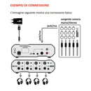 Proel EIKON HPAMP4 Amplificatore x cuffie 4 canali segnale MONO o STEREO input