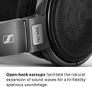 Sennheiser HD650 Cuffia Monitor Dinamica Aperta Professionale cablata Nero