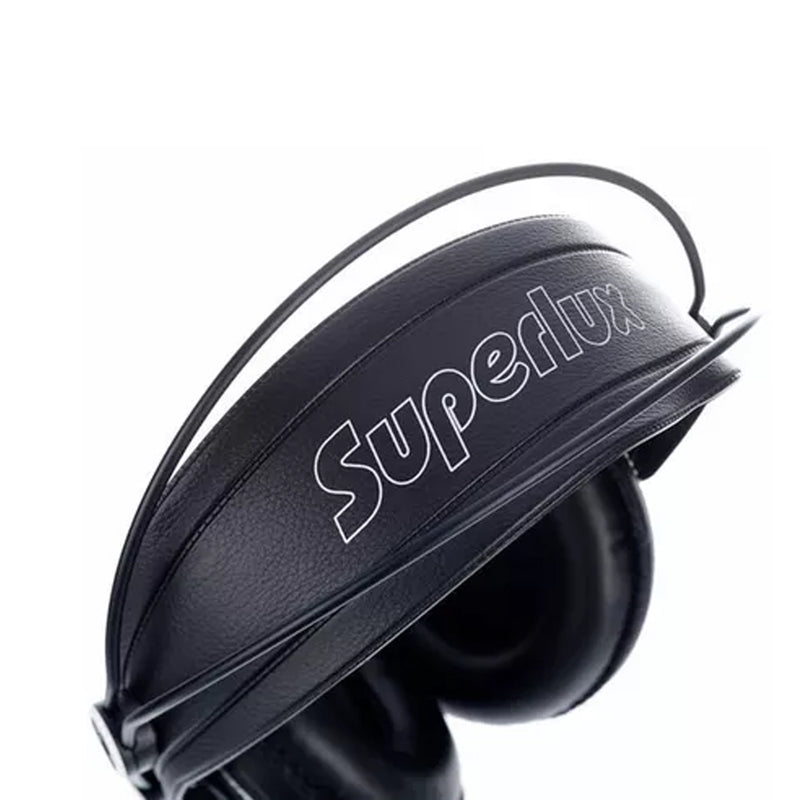 Superlux HD681F Cuffia monitor semiaperta con cavo e senza microfono, Nero