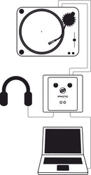 Reloop iPHONO2 Interfaccia audio di registrazione USB portatile input Phono/Line