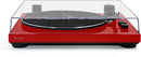 RLINE RLTN11GR Giradischi a cinghia con modulo Bluetooth, Rosso Lucido