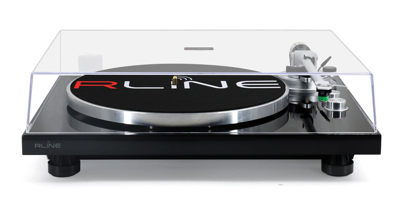 Redline RLTN22GB Giradischi a cinghia con modulo Bluetooth, Nero Lucido