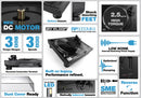 Reloop RP-5000 MK4 Giradischi Professionale a trazione diretta per Dj, Black - GlobalNet Shop