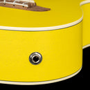 Ortega RUSUN-CE Ukulele elettrificato cutaway da concerto serie EARTH Sun Yellow