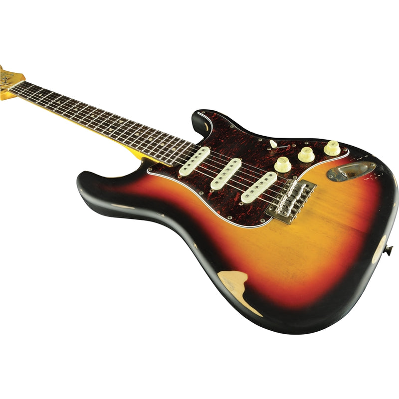 Eko S-300 Relic Sunburst Chitarra Elettrica finitura Relic 22 Tasti 3 Pickup