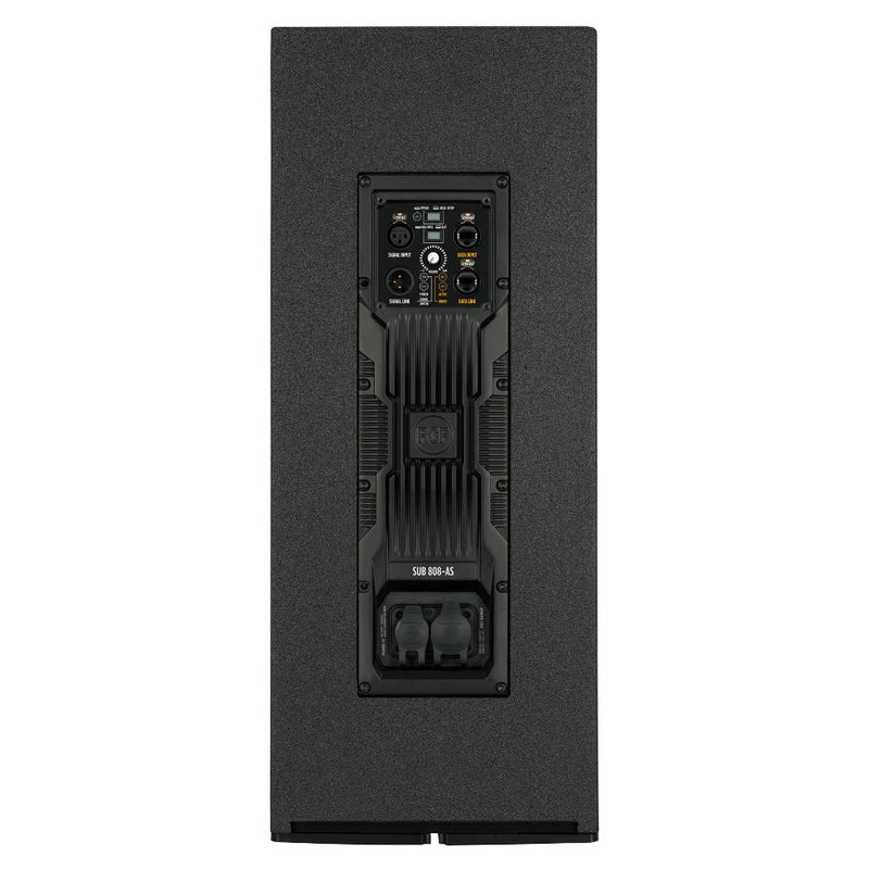 RCF SUB 808-AS Subwoofer Pro Attivo da 8" con potenza di picco di 2000w, Nero