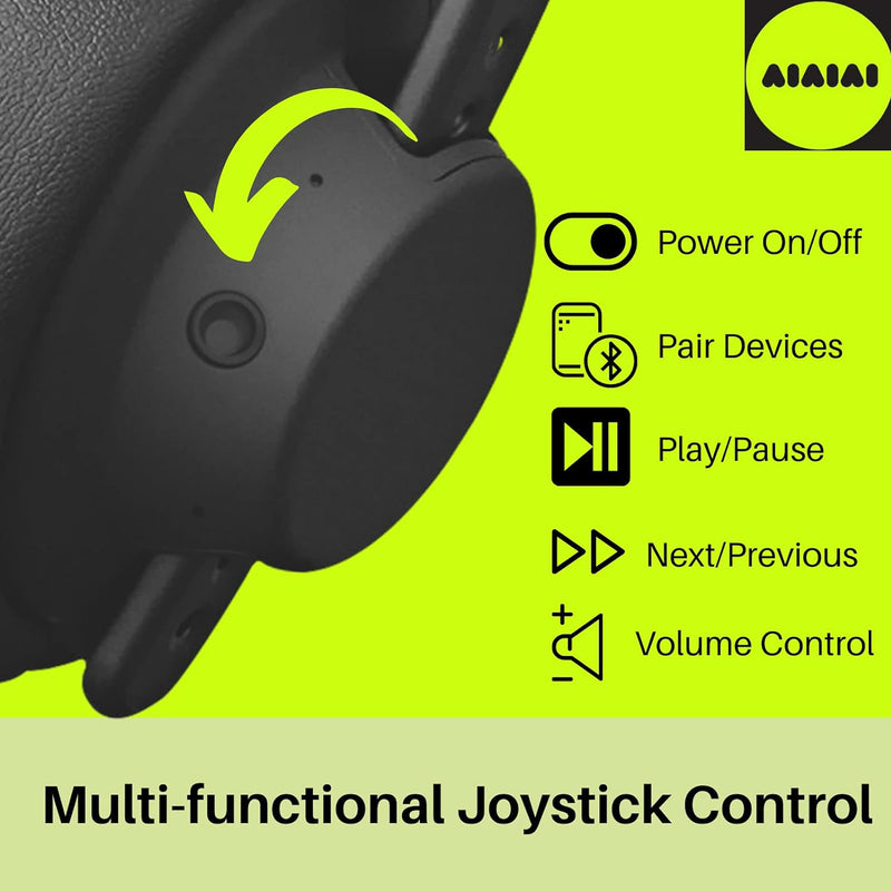 AIAIAI TMA-2 MOVE Cuffia Pro bluetooth-wireless 2 mic e comandi joystick, Nero