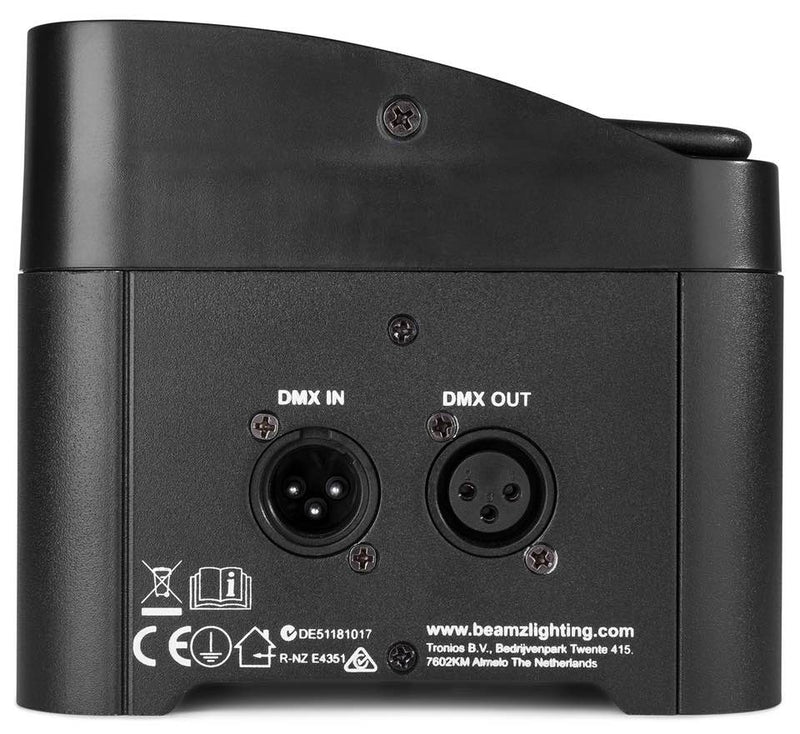 Beamz TP46 Truss Par 4x4W 4in1 RGB-UV incluso anti bagliore e un telecomando IR