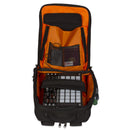 UDG U9108BL/OR Ultimate Backpack Slim Zaino x laptop e varie Nero Interno Aranc.