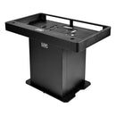 UDG U91106BL DJ PODIUM WORKSTATION struttura pieghevole a T, Nero finitura opaca - GlobalNet Shop