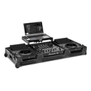 UDG U91111BL Ultimate Flight Case Set x 2 CDJ-3000X/DJM-A9 Black Plus e ruote