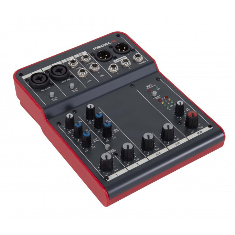 Proel V10PLUS Coppia Casse + MQ6 Mixer + 2Stativi +2Cavi 5m
