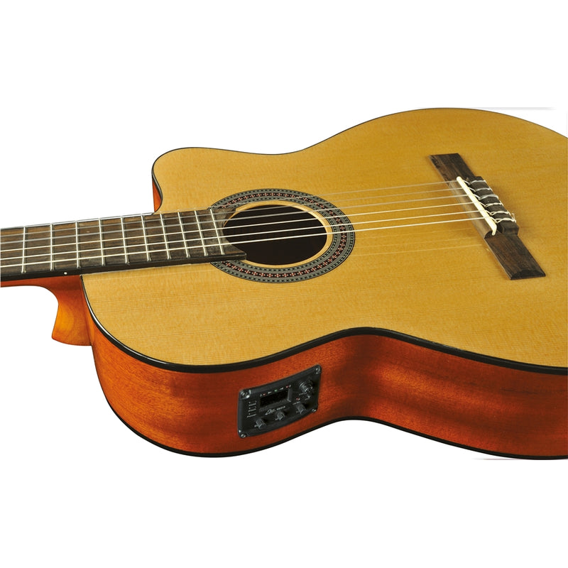 Eko VIBRA 150 CW EQ Natural Chitarra Classica elettrificata spalla mancante 4/4