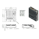 Allen & Heath Xone:PX5 Mixer Analogico Professionale 5 canali per performance Dj