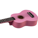 Eko Primo Ukulele Pink Ukulele Soprano + accordatore corde ricambio e custodia