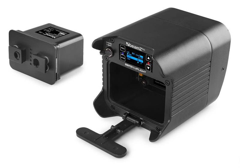 Beamz BBP54 Uplight Par 4x12W Led RGBAW-UV con batteria integrata e telecomando