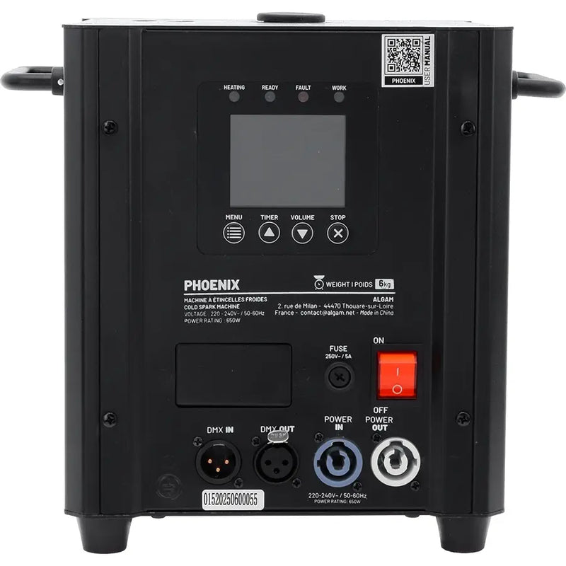 Algam Lighting PHOENIX Fontana Luminosa Fredda 650W EFX spettacolari senza fumo