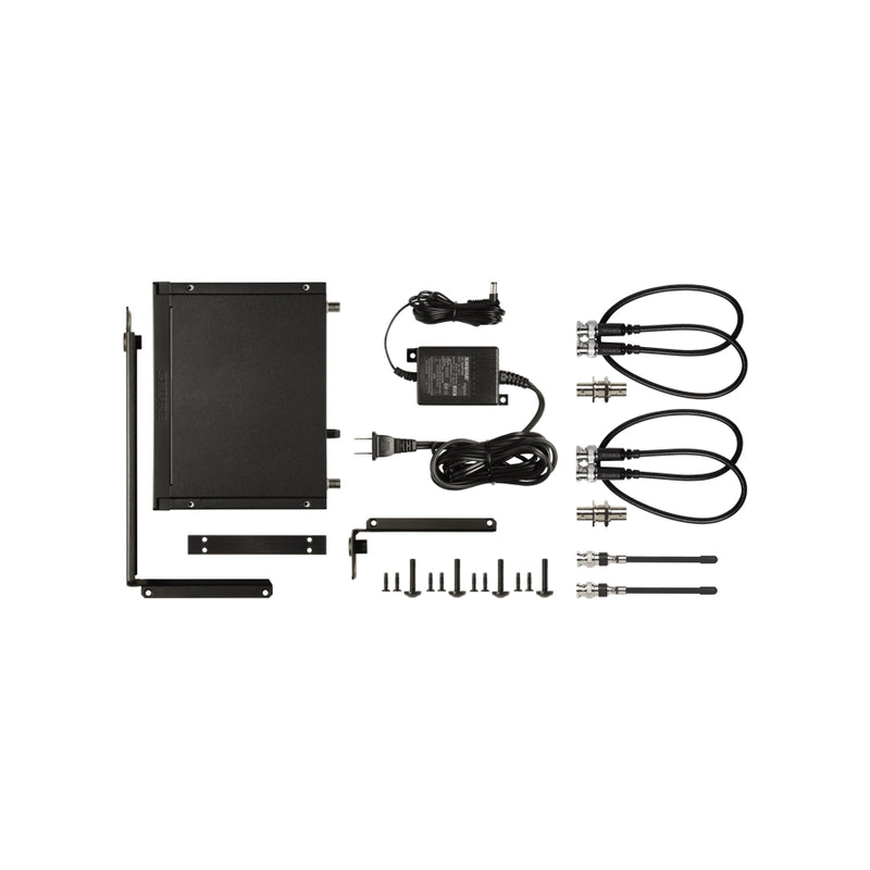 Shure BLX24RE-SM58-M17 Sistema microfonico wireless x rack Palmare Pro SM58 Nero