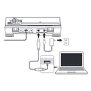 Audio-Technica AT-LP5X Giradischi manuale trazione diretta connessione USB, Nero