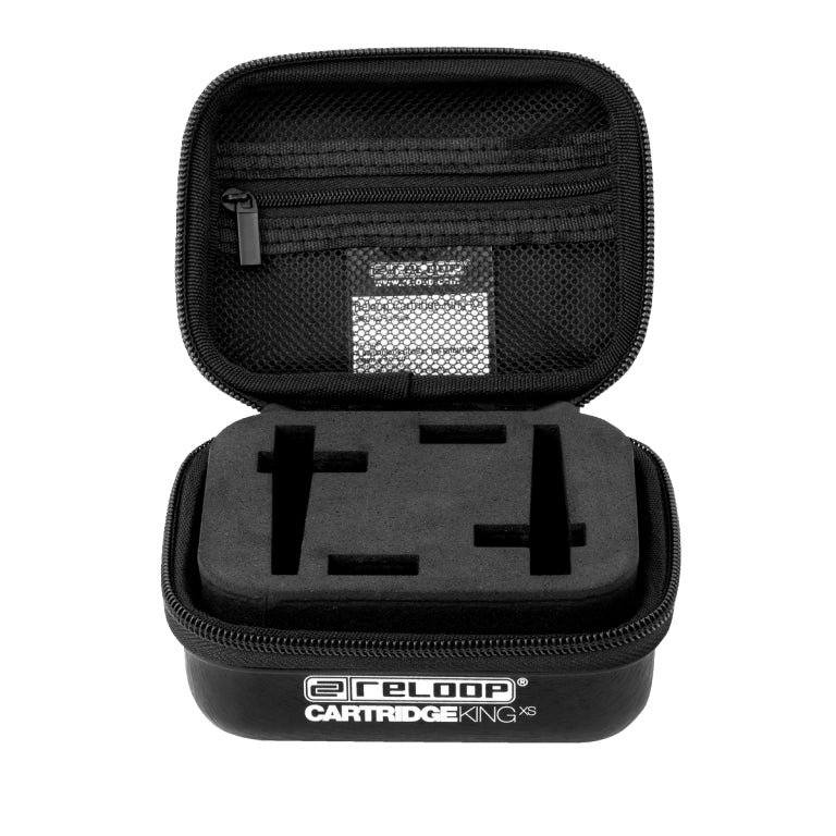 Reloop CARTRIDGE KING XS Custodia trasporto Dj x 2 testine e stili + accessori