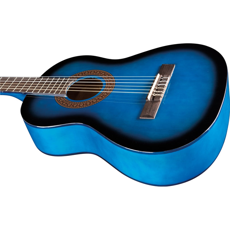 Eko CS-5 Blue Burst Chitarra Classica misura ridotta 3/4 x bambini +Borsa Trasp.