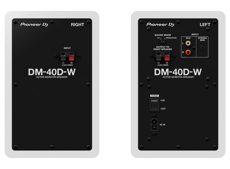 Pioneer Dj DDJ-FLX4 Controller + Casse DM-40D-WHT + HDJ-CUE1-K Cuffia + Cavo RCA