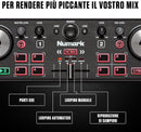 Numark DJ2GO2 TOUCH Controller Dj portatile 2Deck Scheda audio con pre X cuffia