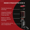 sE Elecrtronics DYNACASTER DCM 8 Microfono Studio cablato dinamico + DYNAMITE - GlobalNet Shop