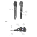EIKON EKJ&M (EKJMV2 Freq.512-541) Sistema Microfonico Palmare Wireless UHF