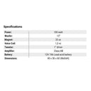 Farfisa FA 120 Trolley Diffusore Attivo Batteria 100w picco 2 radiomic wireless