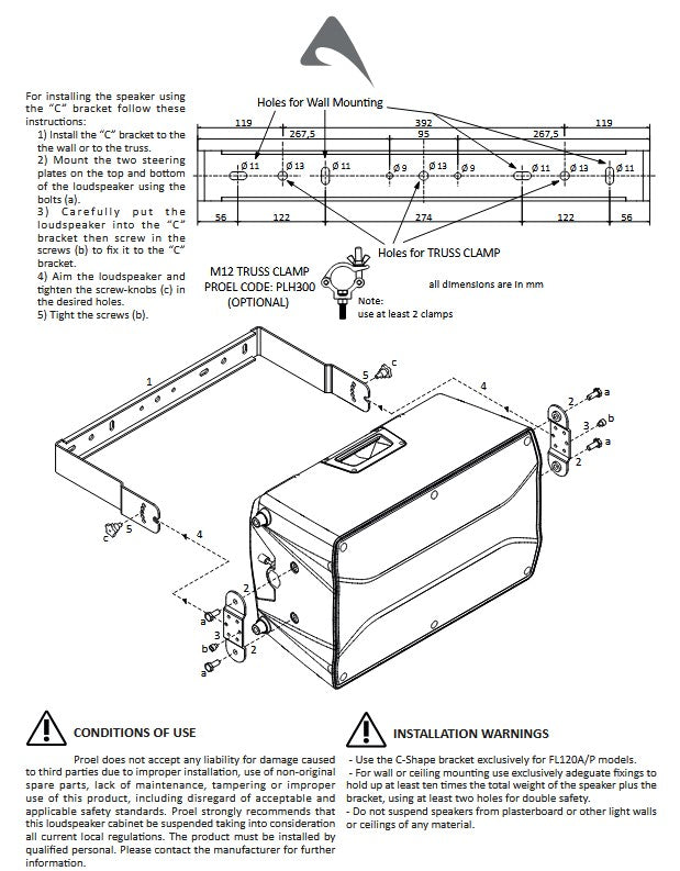 Axiom FL120A Coppia Diffusore Pro 12" 2Vie 1200W RMS + COVERFL120 Coppia Cover