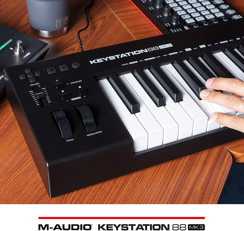 M-Audio KeyStation 88 MK3 Tastiera controller MIDI e USB a 88 Tasti semi pesati