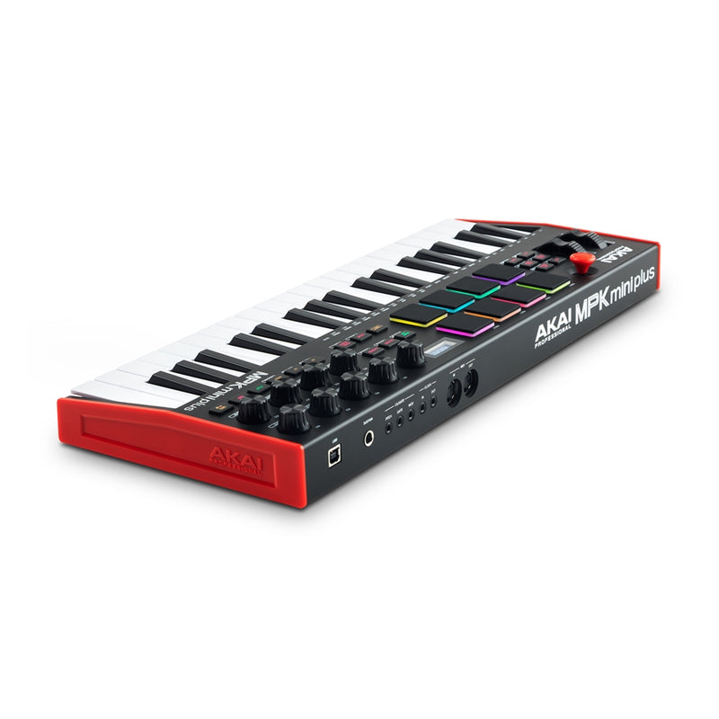 Akai MPK Mini Plus Mini Tastiera Controller a 37 Tasti USB MIDI a 8 Pad