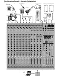 Proel MQ1642X Mixer Pro 16In 12 PreAmpMic HQ+99FX+Bluet./USB x Canto Live +Borsa