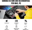 Numark PARTY MIX LIVE Controller Dj 2Deck scheda audio integrata spettacolo luci