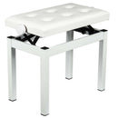 Proel PB60MSSWWH Panca x pianoforte. altez. regol. acciaio vernic. bianco opaco