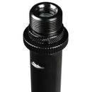 Proel PRO1991-D++ Asta Microfonica Pro Dritta base rotonda, Nero Opaco
