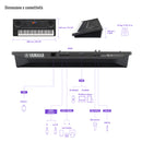 Yamaha PSR-SX620 Digital Workstation Arranger Tastiera Dig. 61T TFT Colori 4,3"