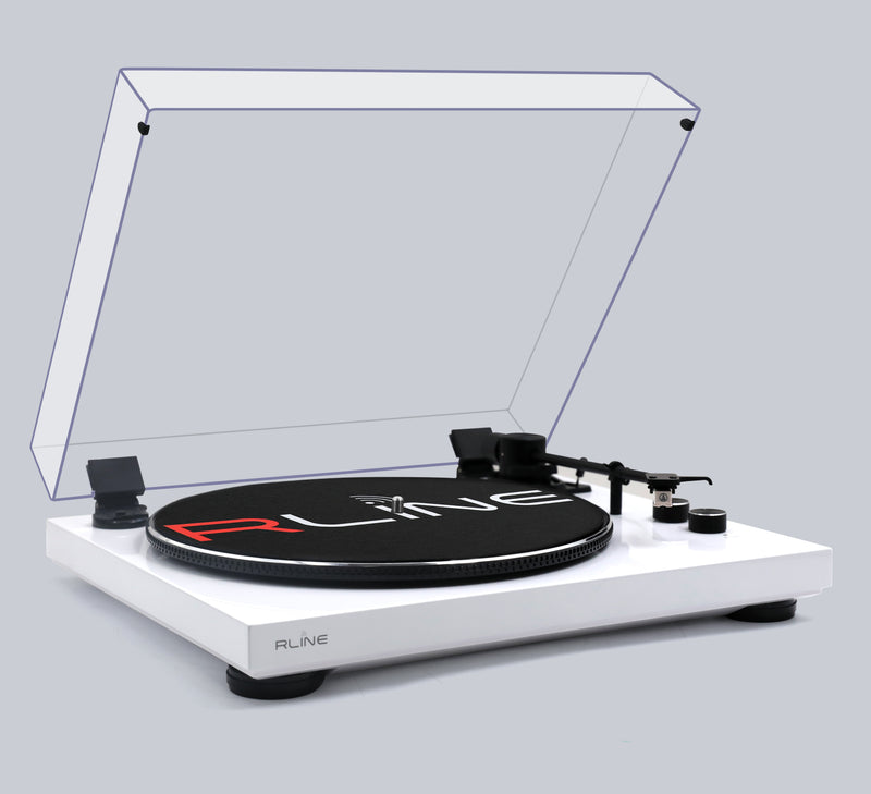 Redline RLTN11WH Giradischi a cinghia con modulo Bluetooth, Bianco Lucido