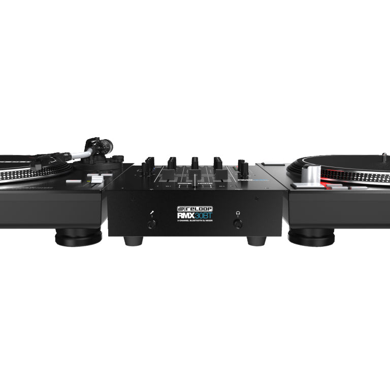 Reloop RMX30BT Mixer audio Pro per Dj con modulo Bluetooth a tre canali, Nero