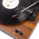 Fenton RP165 (102.154) Wood Giradischi con casse e bluetooth 100w, Legno Marrone