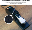 M-Audio SP-2 Pedale Sustain Interr. x invertire la polarità x tastiere Cromato - GlobalNet Shop