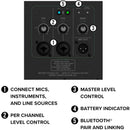 Mackie THRASH212 GO Diffusore audio portatile, batteria, bluetooth ST 300w picco