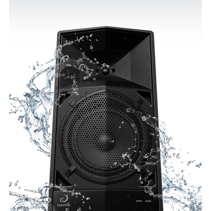 AlphaTheta WAVE-EIGHT Diffusore Trolley Attivo Wireless a batteria 8" e 110w RMS