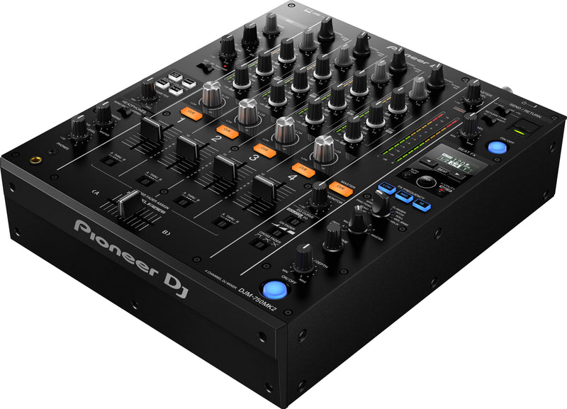Pioneer Dj XDJ-1000MK2 Coppia Multi Lettore Pro Digitale + DJM-750MK2 Mixer 4C.